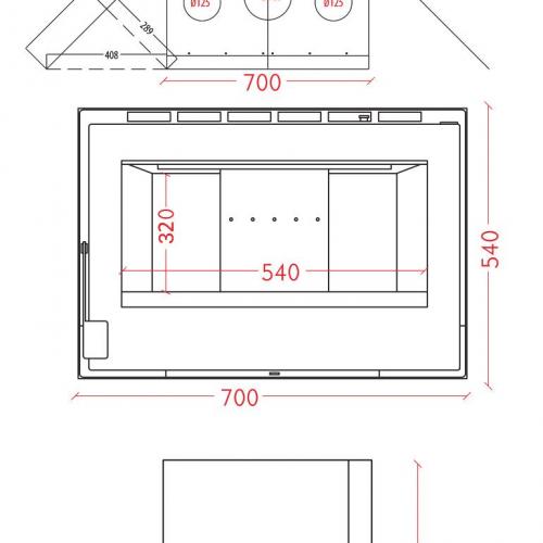ΦΥΣΙΚΑ ΠΕΤΡΩΜΑΤΑ Ενεργειακή Μαντεμένια Αερόθερμη Κασέτα Τ-70 Crystal INS70C. 001
