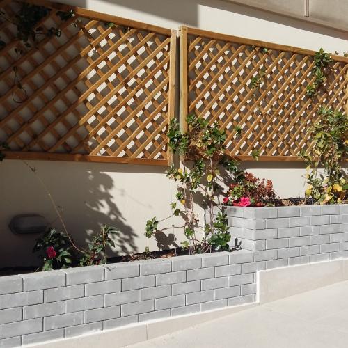 ΦΥΣΙΚΑ ΠΕΤΡΩΜΑΤΑ Διακοσμητικό Τούβλο Τσιμέντινο Γκρί. 001