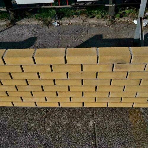 ΦΥΣΙΚΑ ΠΕΤΡΩΜΑΤΑ Διακοσμητικό Τούβλο Τσιμέντινο Κίτρινο. 001