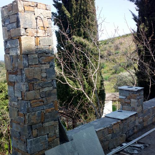 ΦΥΣΙΚΑ ΠΕΤΡΩΜΑΤΑ Πέτρα Γραμματικού Αγκωνάρι Μπλε-Γκρι. 001