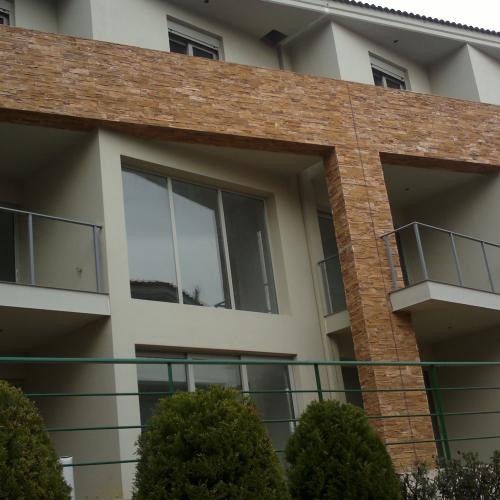 ΦΥΣΙΚΑ ΠΕΤΡΩΜΑΤΑ Χειροποίητη Τεχνητή Πέτρα Algostone Karistos Ανοιχτό Καφέ. 001