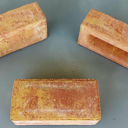 ΦΥΣΙΚΑ ΠΕΤΡΩΜΑΤΑ Διακοσμητικό Τούβλο Τσιμέντινο Πορτοκαλί Δίχρωμο. 001